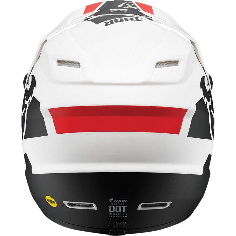 THOR SECTOR MIPS SPLIT WHITEBLACK KIDS HELMET
