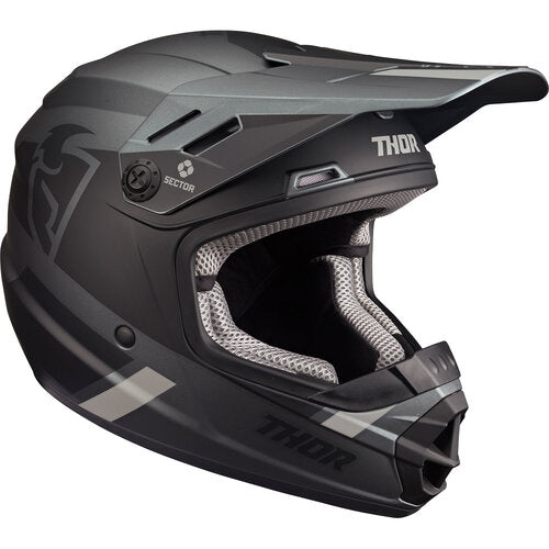 THOR SECTOR MIPS SPLIT CHARCOALBLACK KIDS HELMET