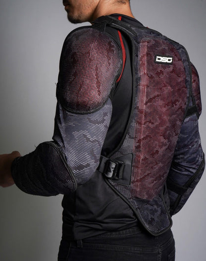 DSG Bionic ADV Protector Riding Jacket Camo Grey