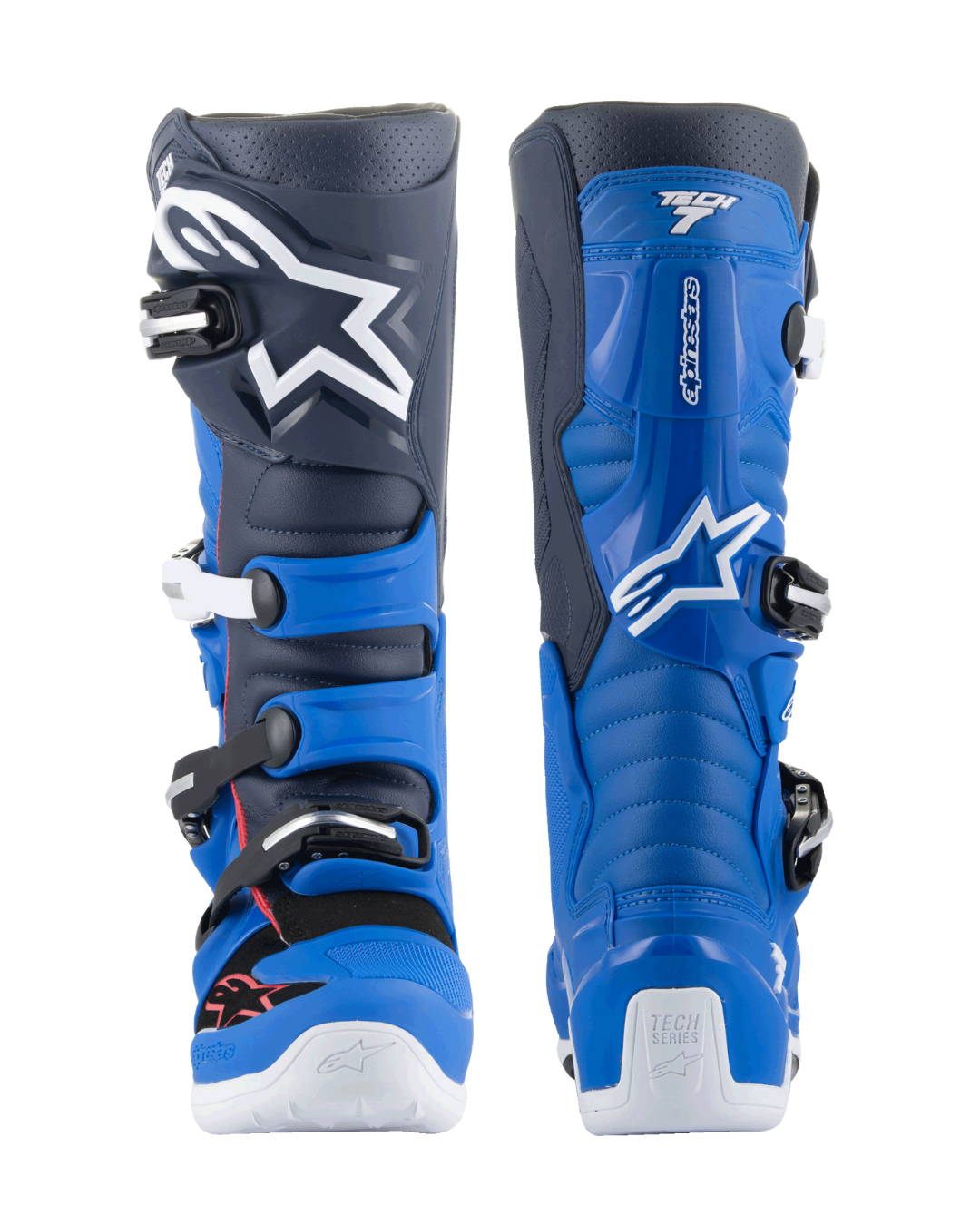 ALPINESTARS TECH 7 ALPINE BLUE NIGHT / NAVY / BRIGHT RED US 10 | MX BOOTS