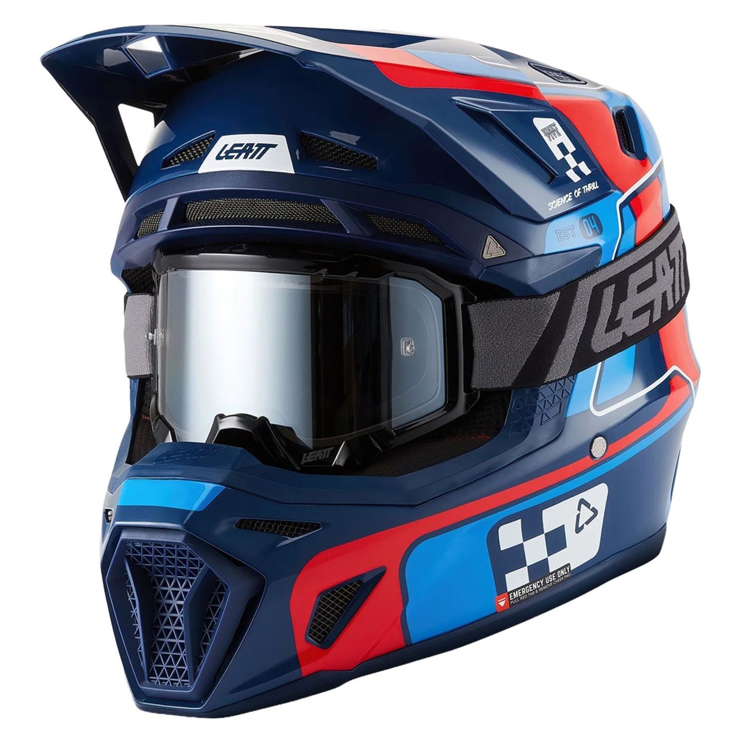 Leatt 8.5 V27 Blue Red Helmet