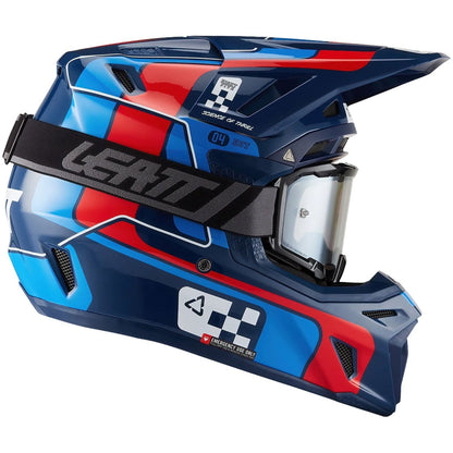 Leatt 8.5 V27 Blue Red Helmet