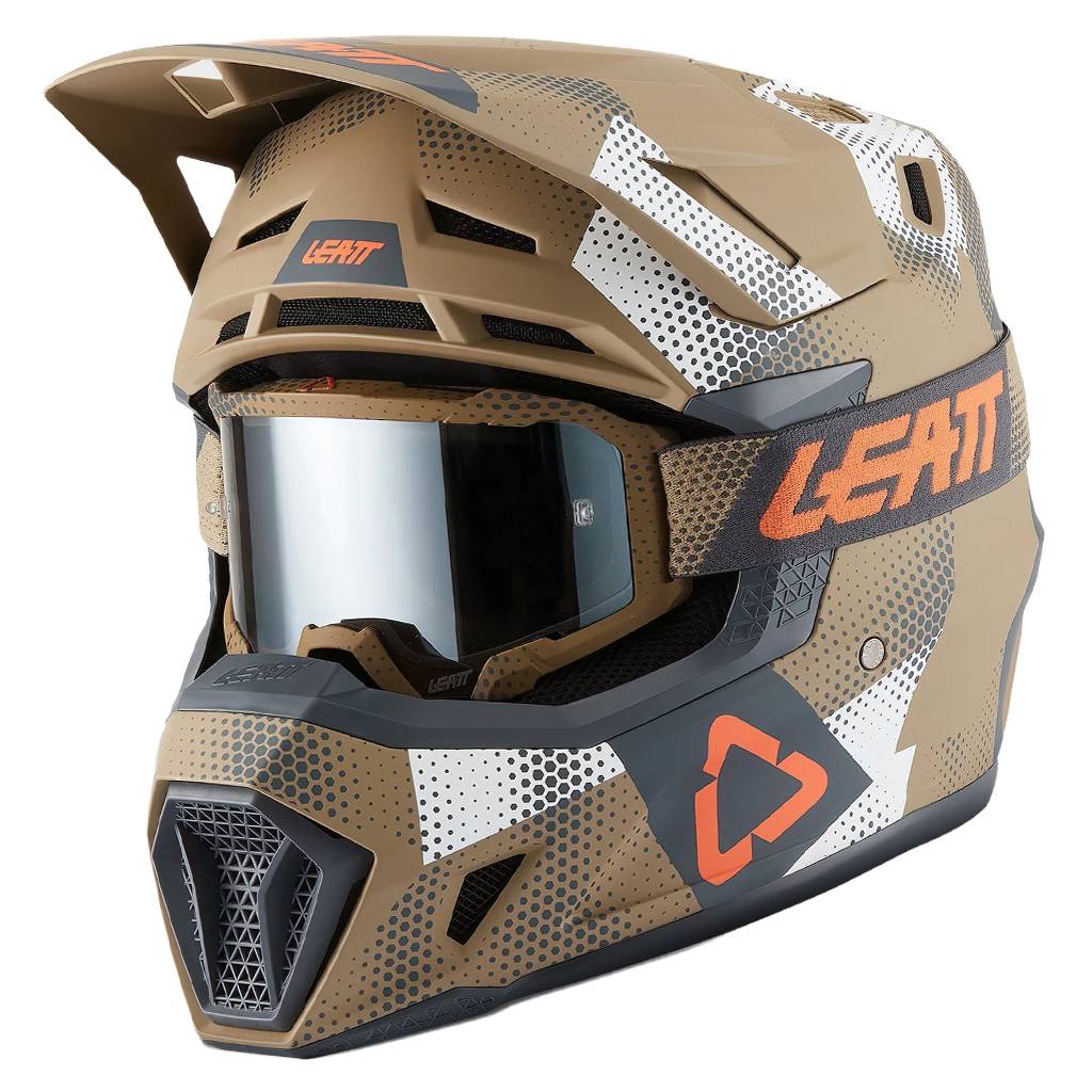 Leatt 7.5 V27 Camo Khaki Brown Helmet