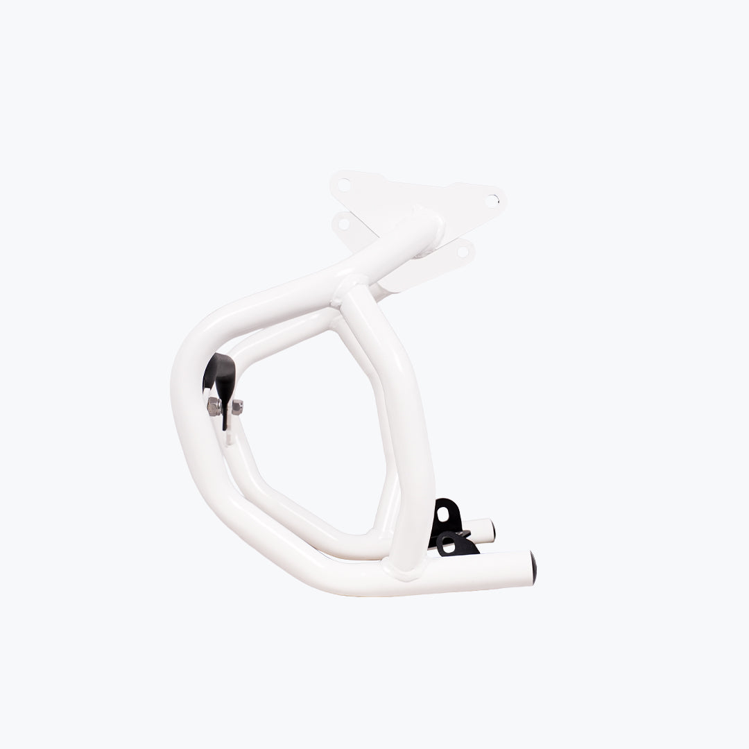 LEGUNDARY TVS APACHE RTX 300 RAPTOR CRASH GUARD UPPER & LOWER SET WHITE