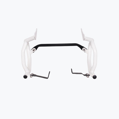 LEGUNDARY TVS APACHE RTX 300 RAPTOR CRASH GUARD UPPER & LOWER SET WHITE