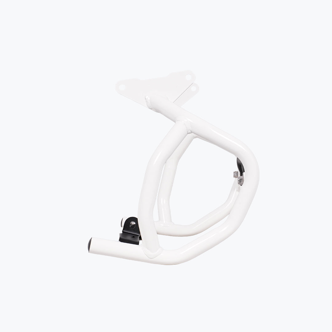 LEGUNDARY TVS APACHE RTX 300 RAPTOR CRASH GUARD UPPER & LOWER SET WHITE