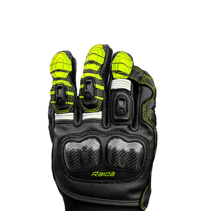 RAIDA AEROPRIX CARBON EDITION GLOVES | HI-VIZ