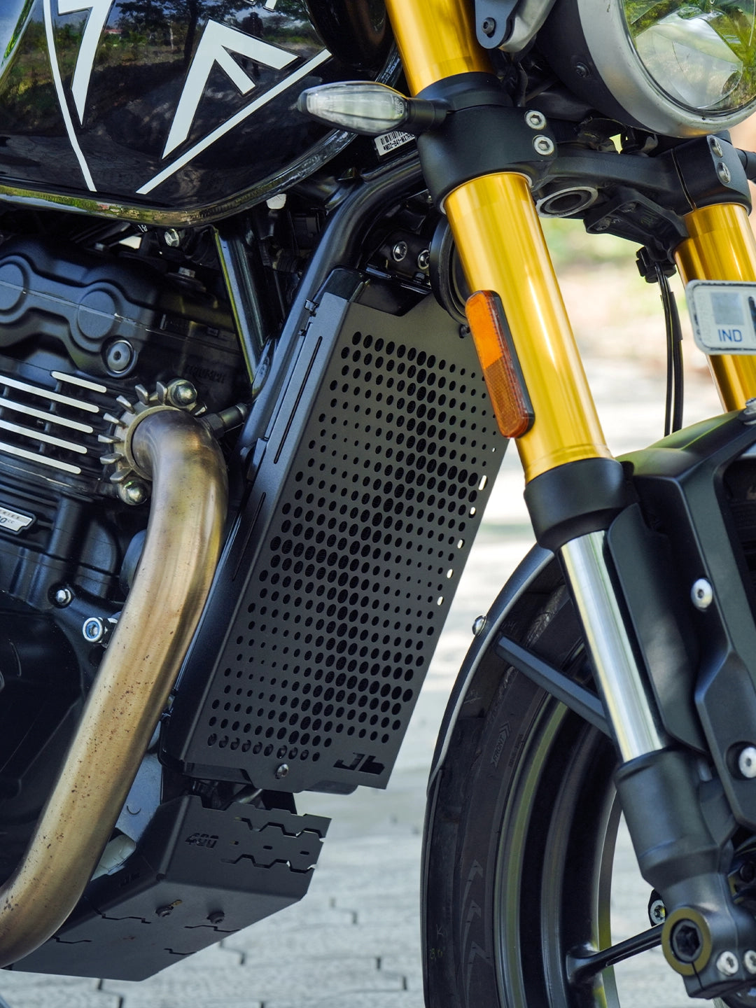 JB TRIUMPH SPEED 400 RADIATOR GRILL
