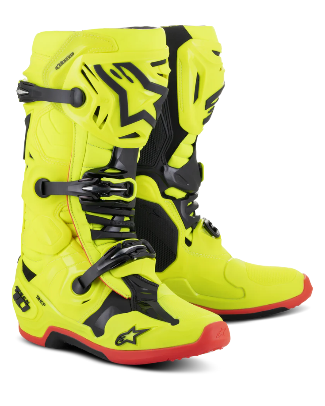 ALPINESTARS TECH 10 FLUO GREEN - US 10 | MX BOOTS