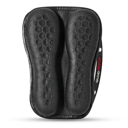 MOTORCYCLE HONEYCOMB GEL SEAT CUSHION FOR MEDICAL, OFFICES, HOME, MOTORCYCLE AND CAR LUMBAR SUPPORT - UNIVERSAL FIT & BREATHABLE DESIGN
