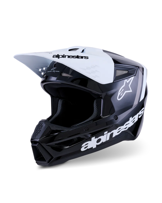 ALPINESTARS SM3 RADIUM BLACK/WHITE L | MX HELMET