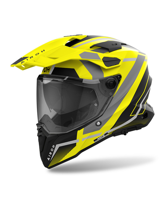 AIROH COMMANDER 2 MAVICK YELLOW MATT M/ L | ADVENTURE HELMET