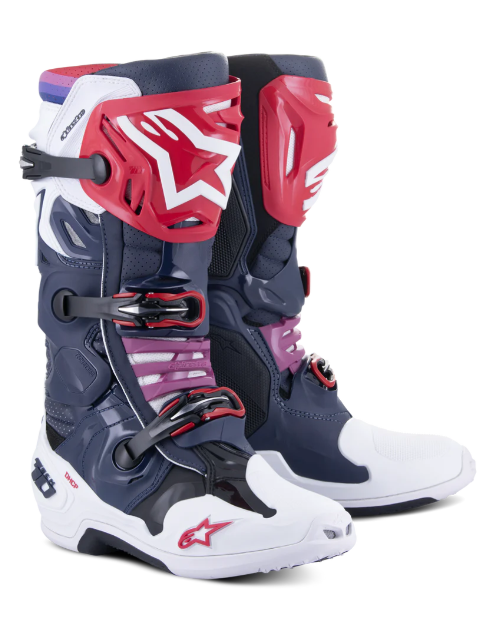 ALPINESTARS TECH 10 SUPERVENTED MOTOCROSS BLUE/WHITE/RED US 9,10 | MX BOOTS