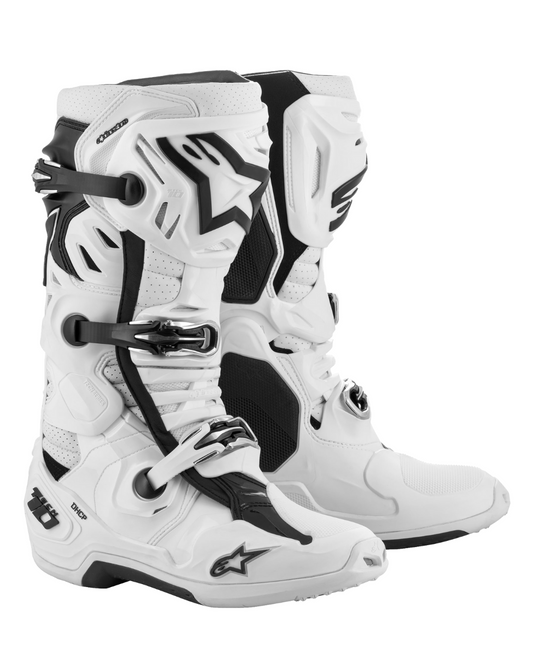 ALPINESTARS TECH 10 SUPERVENTED WHITE US 8 | MX BOOTS