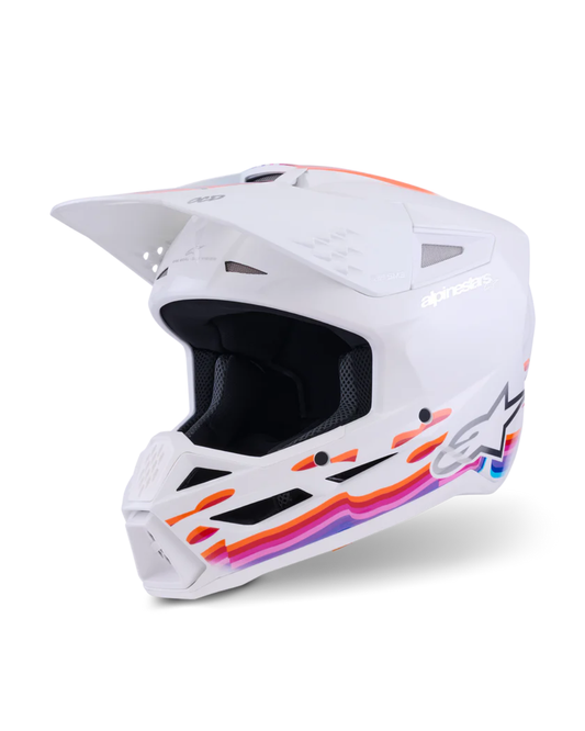 ALPINESTARS SM3 OCD WHITE M  | MX HELMET