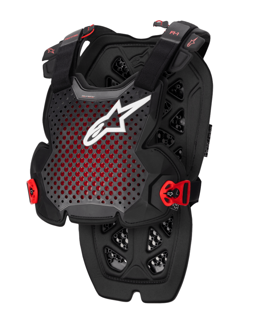 ALPINESTARS A-1 PRO CHEST PROTECTOR ANTHRACITE-BLACK-RED M/L | PROTECTORS
