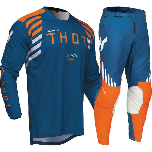 THOR 2025 NEW BLUE AND ORANGE | MX JERSEY SET (PRE ORDERS)