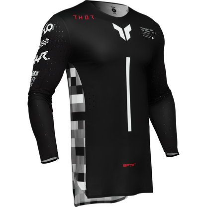 THOR NEW HIGH QUALITY BLACK AND RED MOTORCYCLE OFF ROAD | MX JERSEY SET (PRE ORDERS)