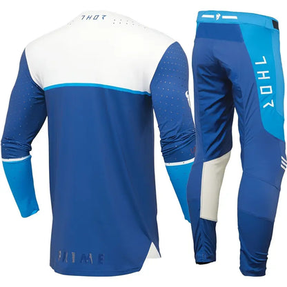 THOR 2025 NEW OFF ROAD MOTORCYCLE RIDING BLUE AND WHITE | MX JERSEY SET (PRE ORDERS)