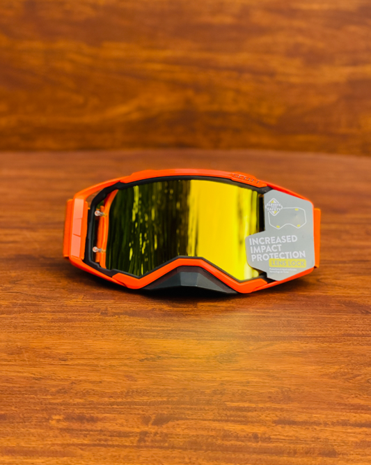 SCOTT PROSPECT  ORANGE/BLACK-GOLDEN LENS | MX GOGGLES