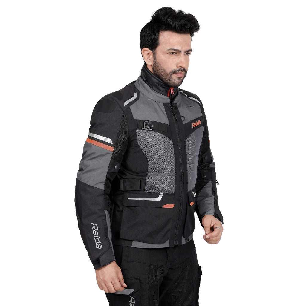 RAIDA ROVER 2 JACKET | GREY-RED