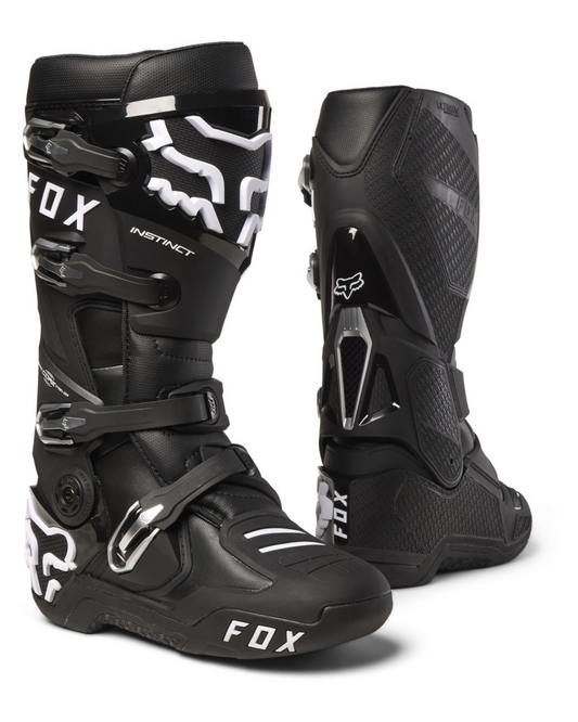 FOX RACING INSTINCT BLACK US 9,10 | MX BOOTS