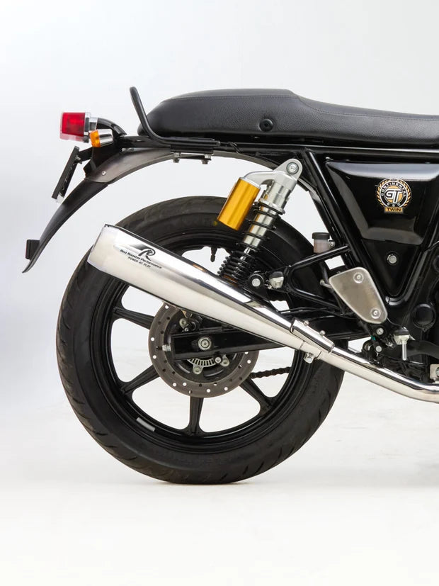 RED ROOSTER PERFORMANCE STELLAR PRO POLISH EXHAUST FOR INTERCEPTOR 650 & CONTINENTAL GT 650