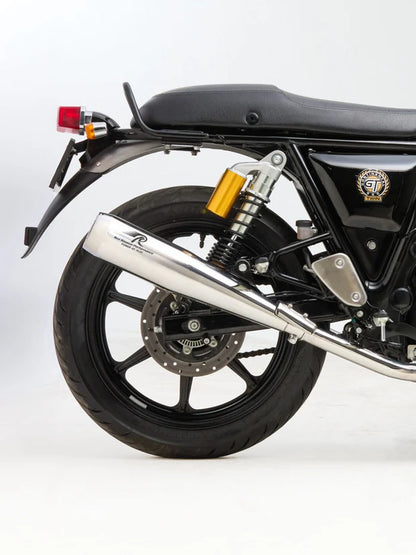 RED ROOSTER PERFORMANCE STELLAR PRO POLISH EXHAUST FOR INTERCEPTOR 650 & CONTINENTAL GT 650