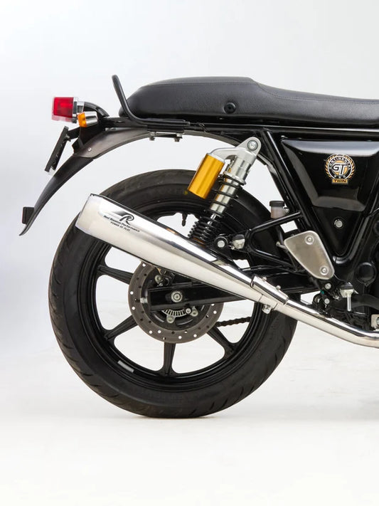 RED ROOSTER PERFORMANCE STELLAR PRO POLISH EXHAUST FOR INTERCEPTOR 650 & CONTINENTAL GT 650
