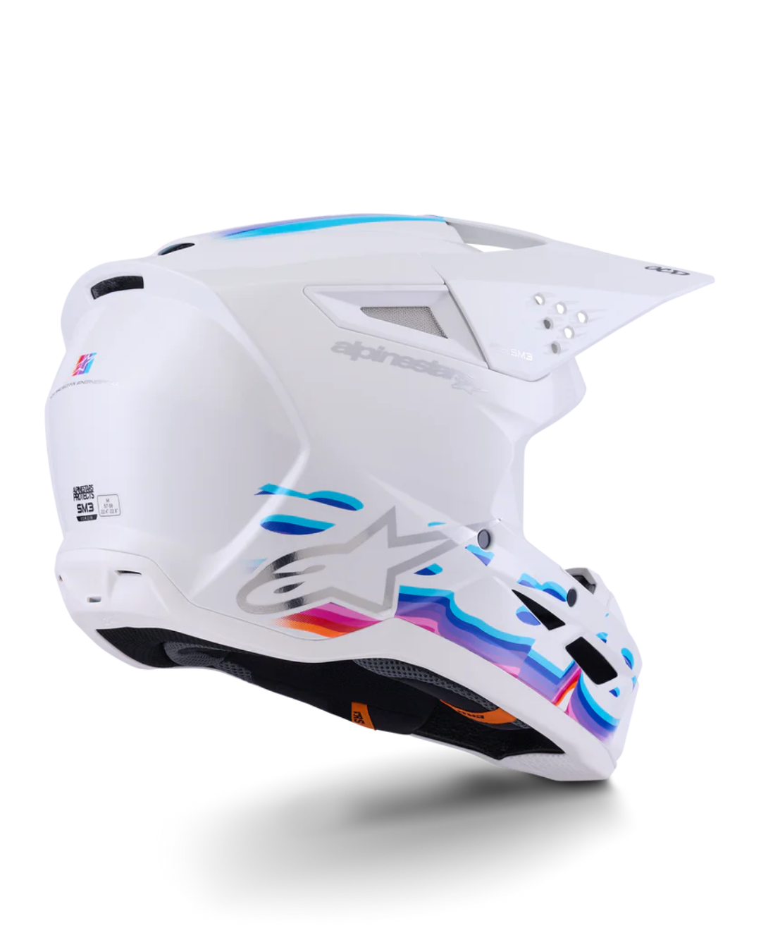 ALPINESTARS SM3 OCD WHITE M  | MX HELMET