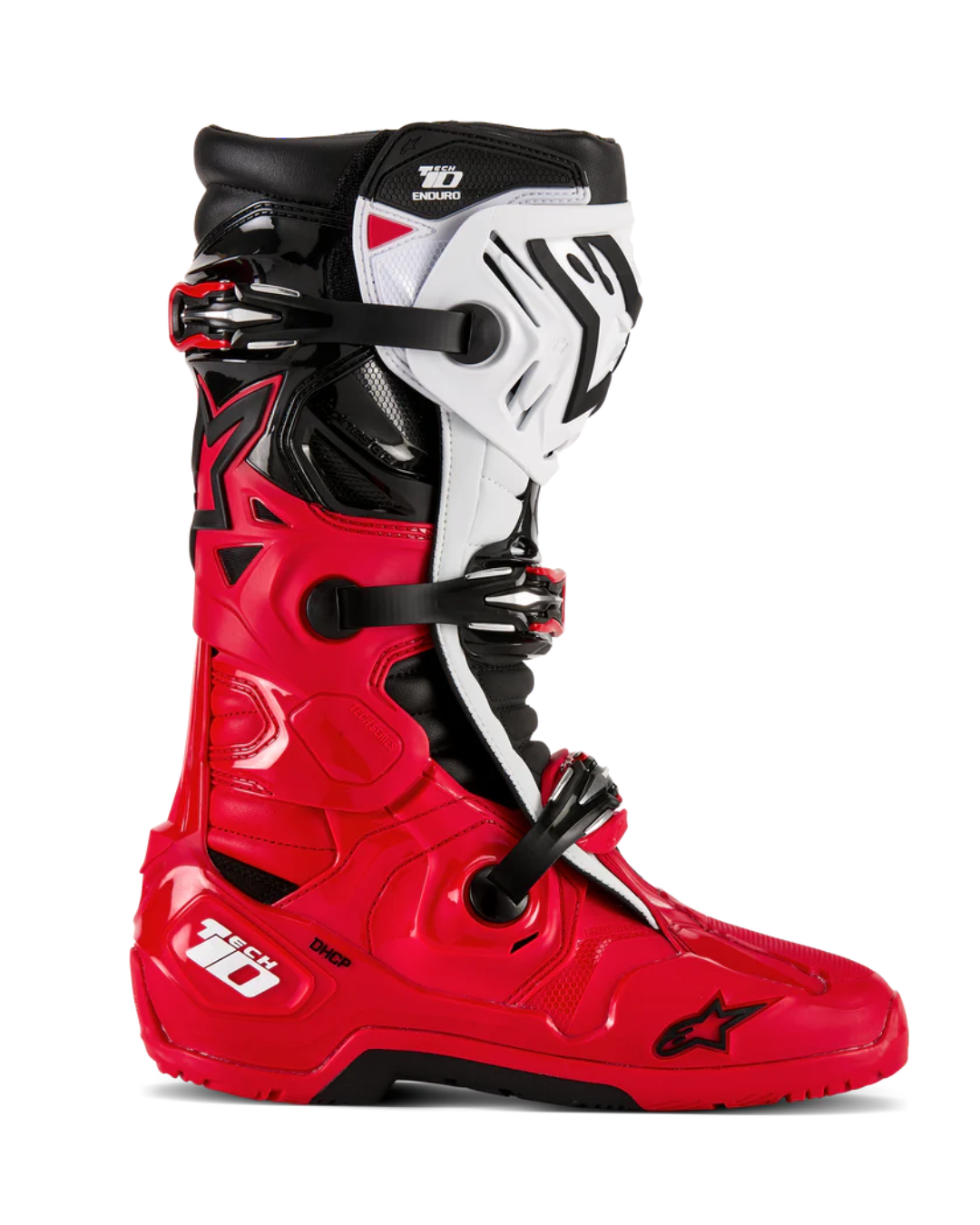 ALPINESTARS TECH 10 ENDURO BLACK/WHITE/RED  - US 10 | MX BOOT