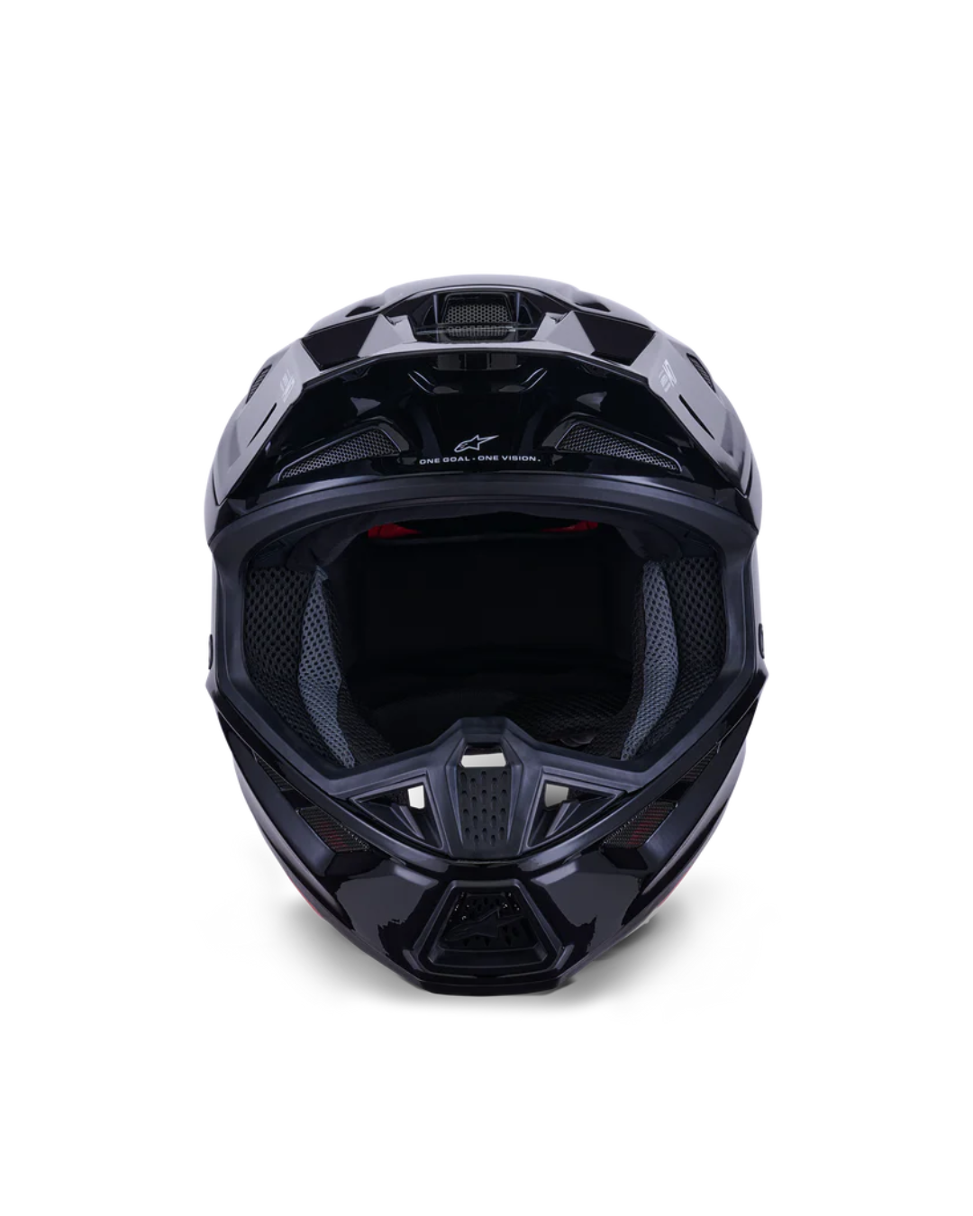 ALPINESTARS S-M7 SOLID BLACK GLOSSY M | MX HELMET