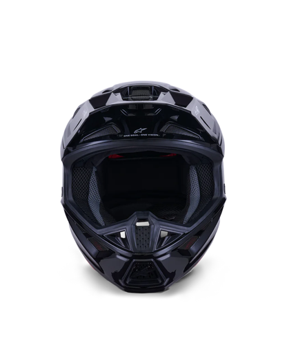 ALPINESTARS S-M7 SOLID BLACK GLOSSY M | MX HELMET