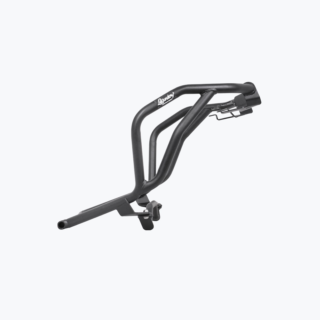 LEGUNDARY TVS APACHE RTX 300 RAPTOR CRASH GUARD UPPER & LOWER SET BLACK