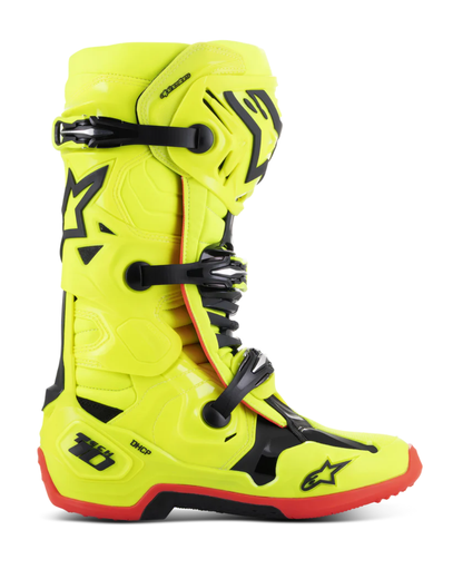 ALPINESTARS TECH 10 FLUO GREEN - US 10 | MX BOOTS