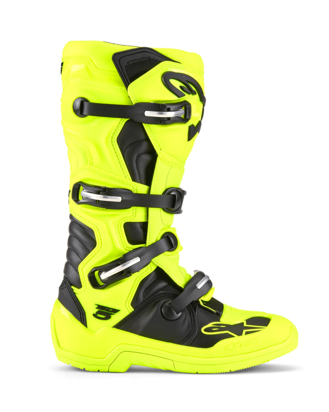 ALPINESTARS TECH 5 FLUO GREEN - US 9,10  | MX BOOTS