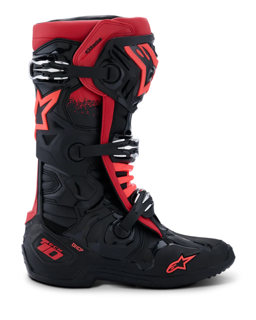 ALPINESTARS TECH 10 BLACK/RED - US 9,10 | MX BOOTS
