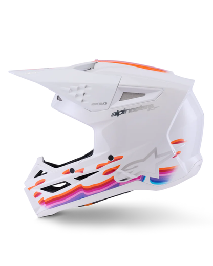 ALPINESTARS SM3 OCD WHITE M  | MX HELMET