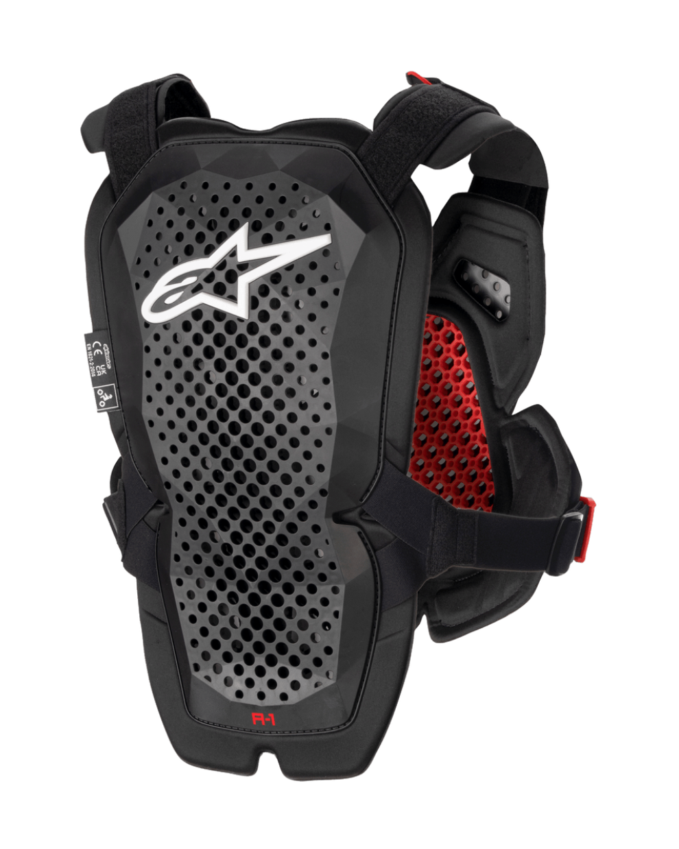 ALPINESTARS A-1 PRO CHEST PROTECTOR ANTHRACITE-BLACK-RED M/L | PROTECTORS