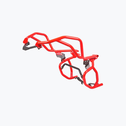 LEGUNDARY TVS APACHE RTX 300 RAPTOR CRASH GUARD UPPER & LOWER SET RED