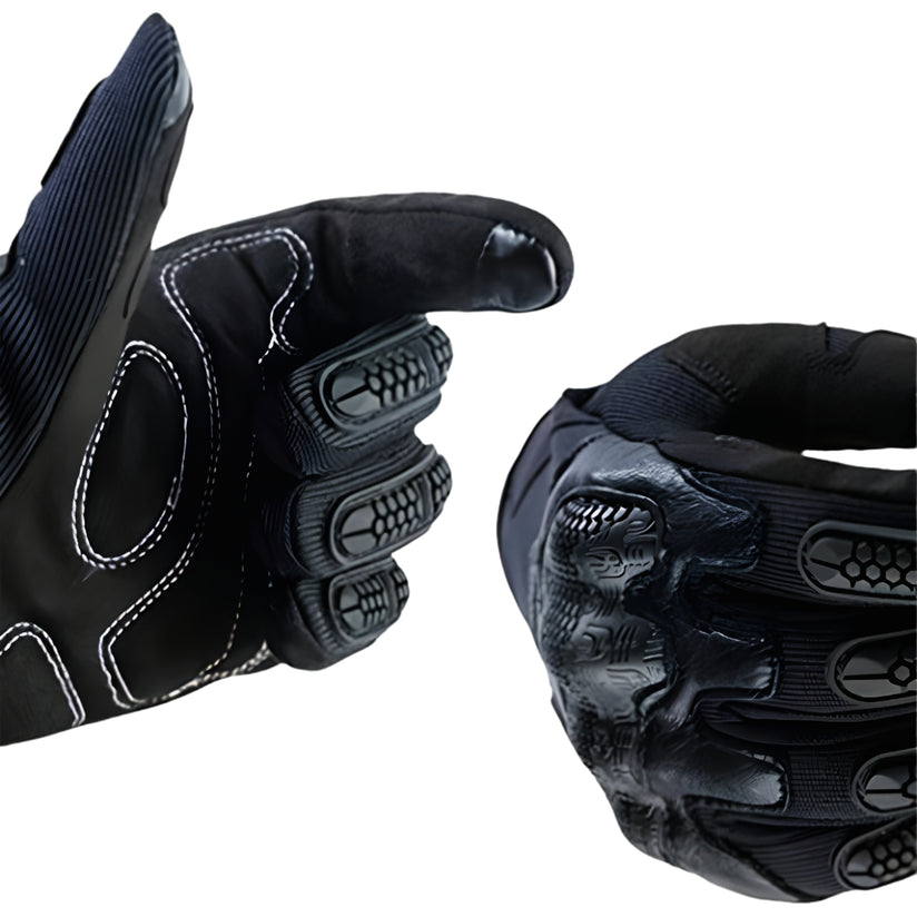 LGP- 030 FULL FINGER MOTORCYCLE RIDING GLOVES WITH TOUCHSCREEN, ANTI-SLIP PALM, WINDP