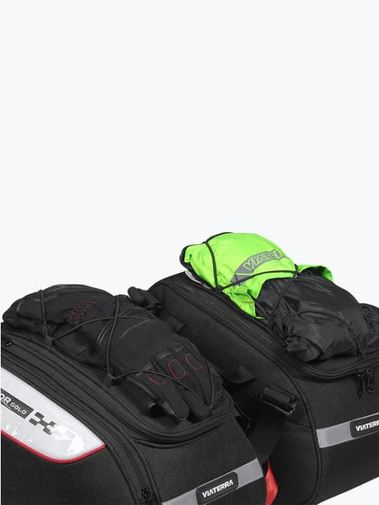 VIATERRA CONDOR SOLO 100% WATERPROOF SADDLE BAG BLACK