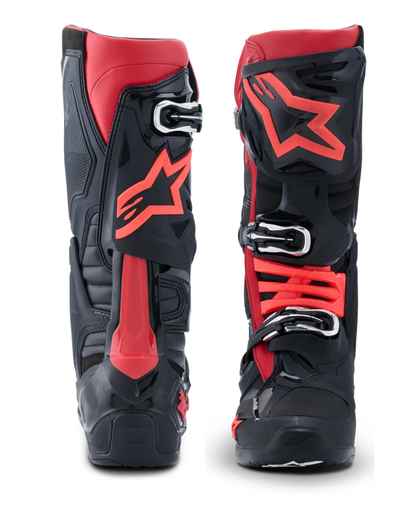 ALPINESTARS TECH 10 BLACK/RED - US 9,10 | MX BOOTS