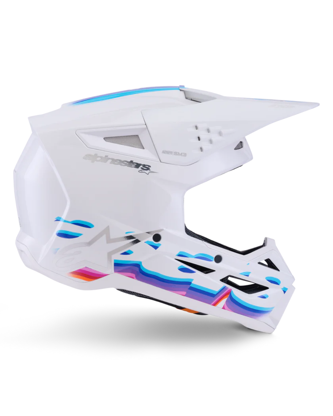 ALPINESTARS SM3 OCD WHITE M  | MX HELMET