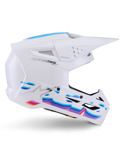 ALPINESTARS SM3 OCD WHITE M  | MX HELMET