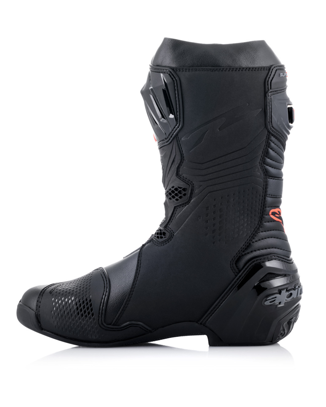 ALPINESTARS SUPERTECH R BLACK / WHITE /RED FLUO /YELLOW FLUO US 9, 9.5 | STREET BOOTS