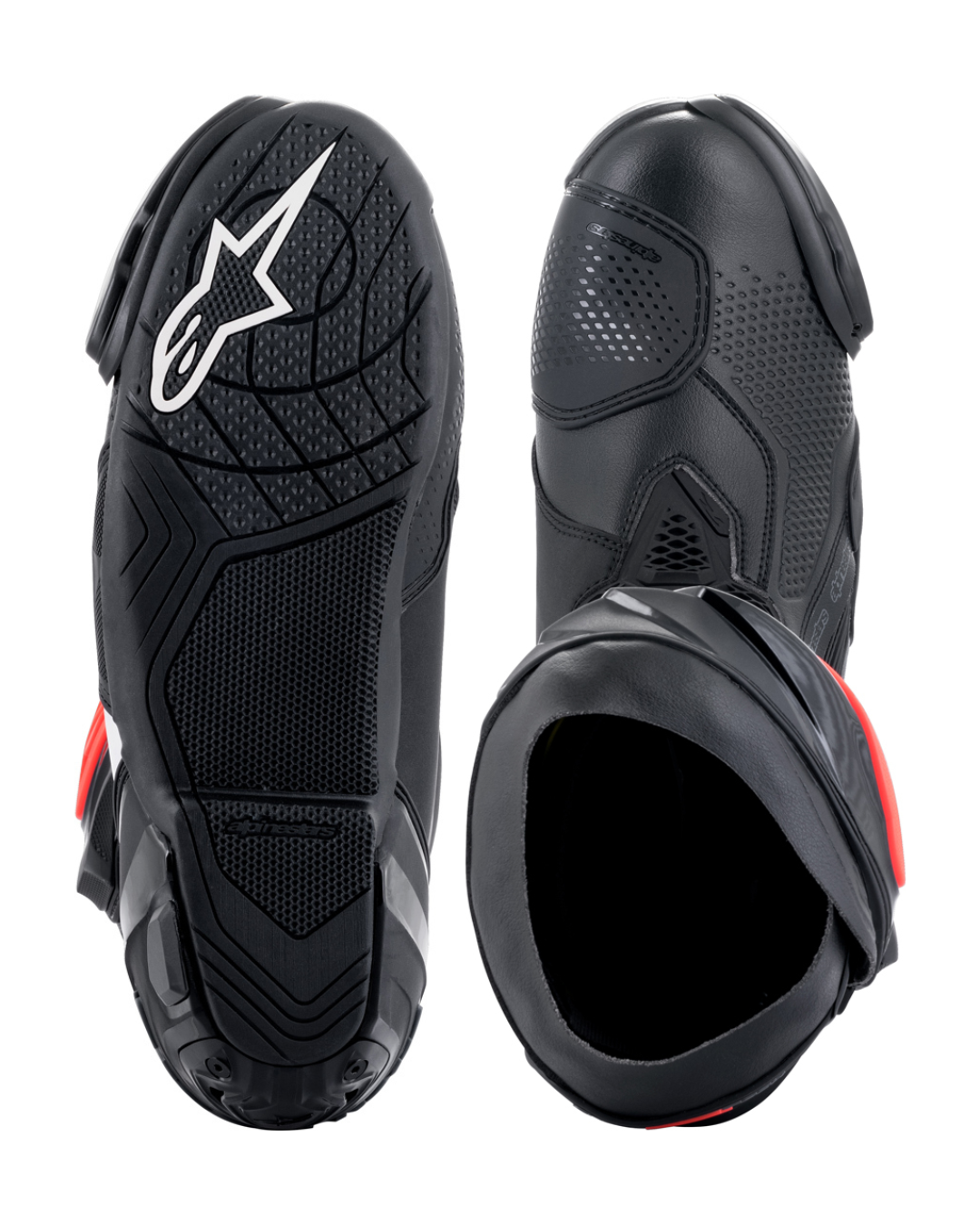 ALPINESTARS SUPERTECH R BLACK / WHITE /RED FLUO /YELLOW FLUO US 9, 9.5 | STREET BOOTS