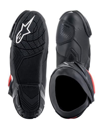 ALPINESTARS SUPERTECH R BLACK / WHITE /RED FLUO /YELLOW FLUO US 9, 9.5 | STREET BOOTS