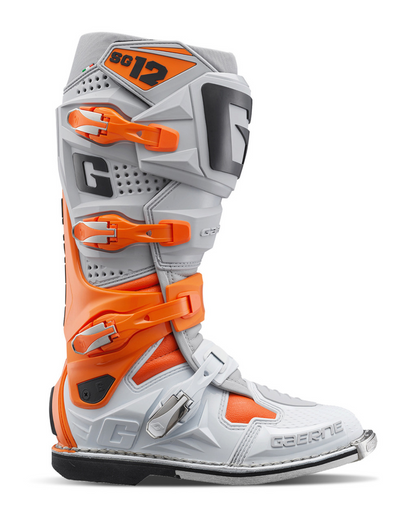 GAERNE SG12 ORANGE / GREY / WHITE US 9 | MX BOOTS