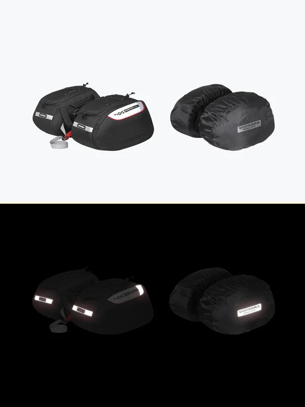 VIATERRA CONDOR SOLO 100% WATERPROOF SADDLE BAG BLACK